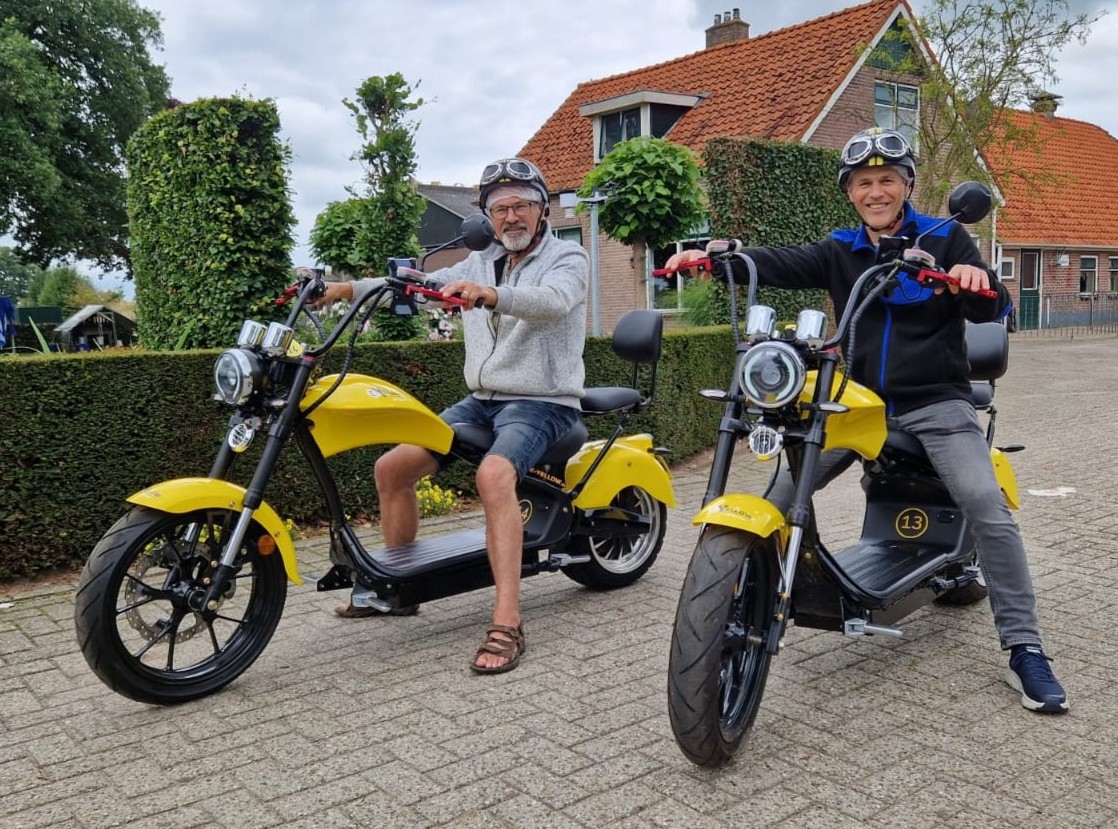 E-Yellow Classic Harley