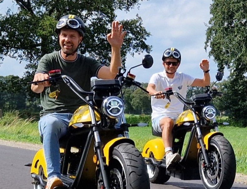 E-Yellow Harley XXL