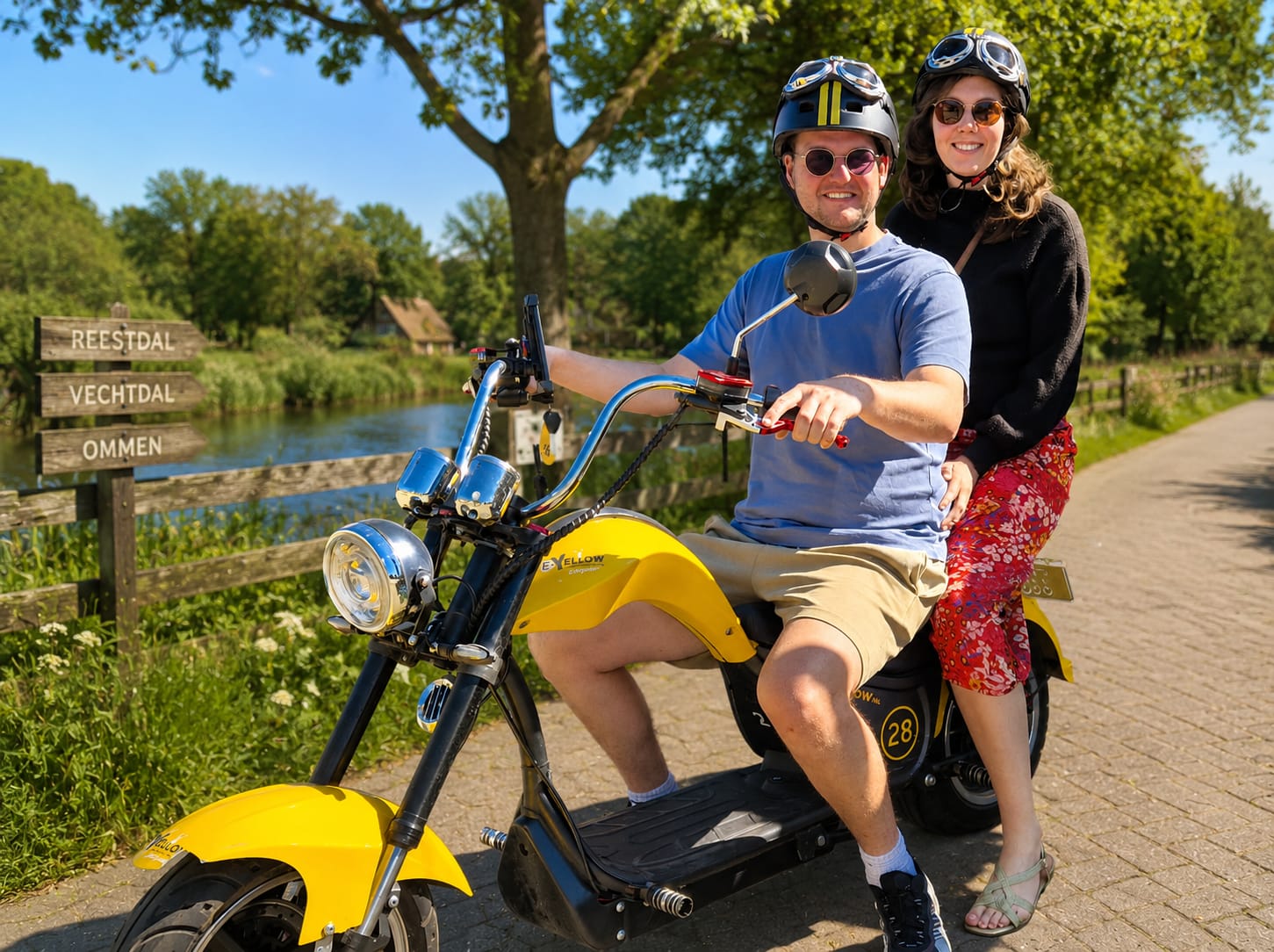 E-Yellow Classic Harley Special