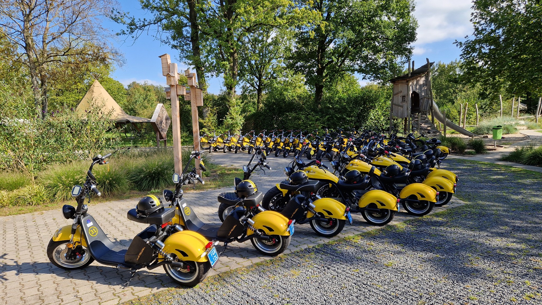 E_Yellow_E_chopper_verhuur_Origineel_uitje_Ommen