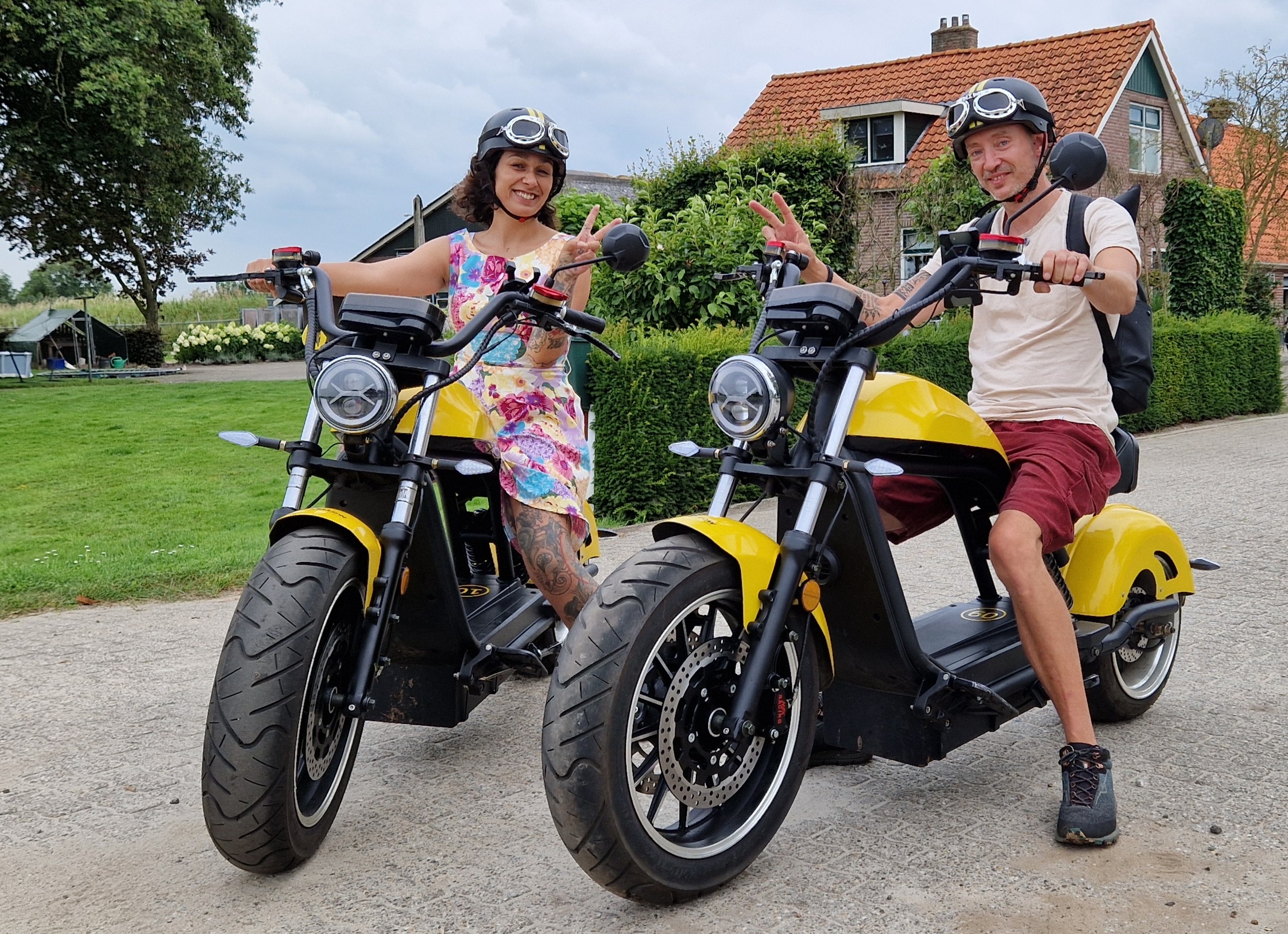 E_Yellow_E_chopper_verhuur