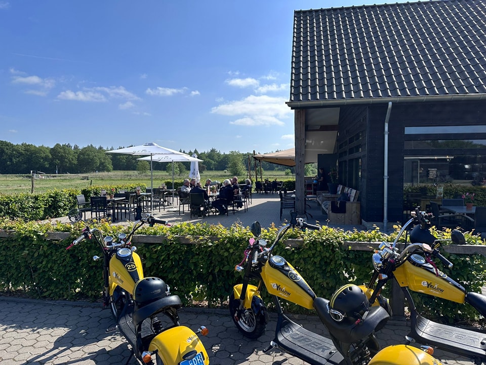 E-Yellow E-chopper verhuur compleet verzorgd uitje