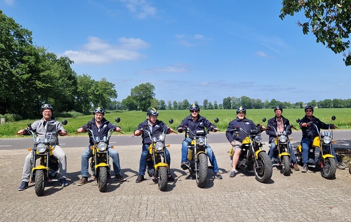 E-Yellow E-chopper verhuur compleet verzorgd uitje