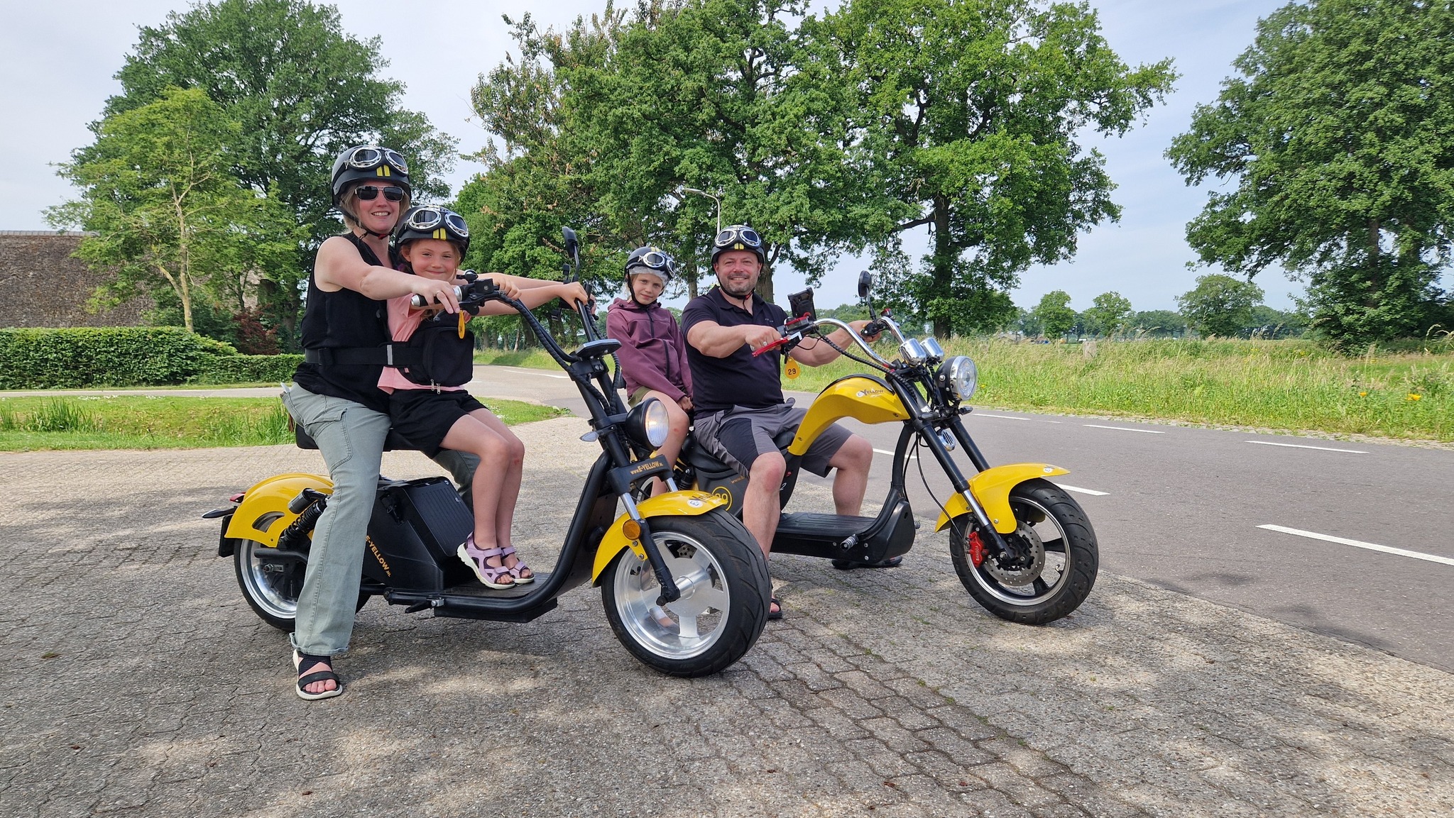 E-Yellow E-chopper vehuur