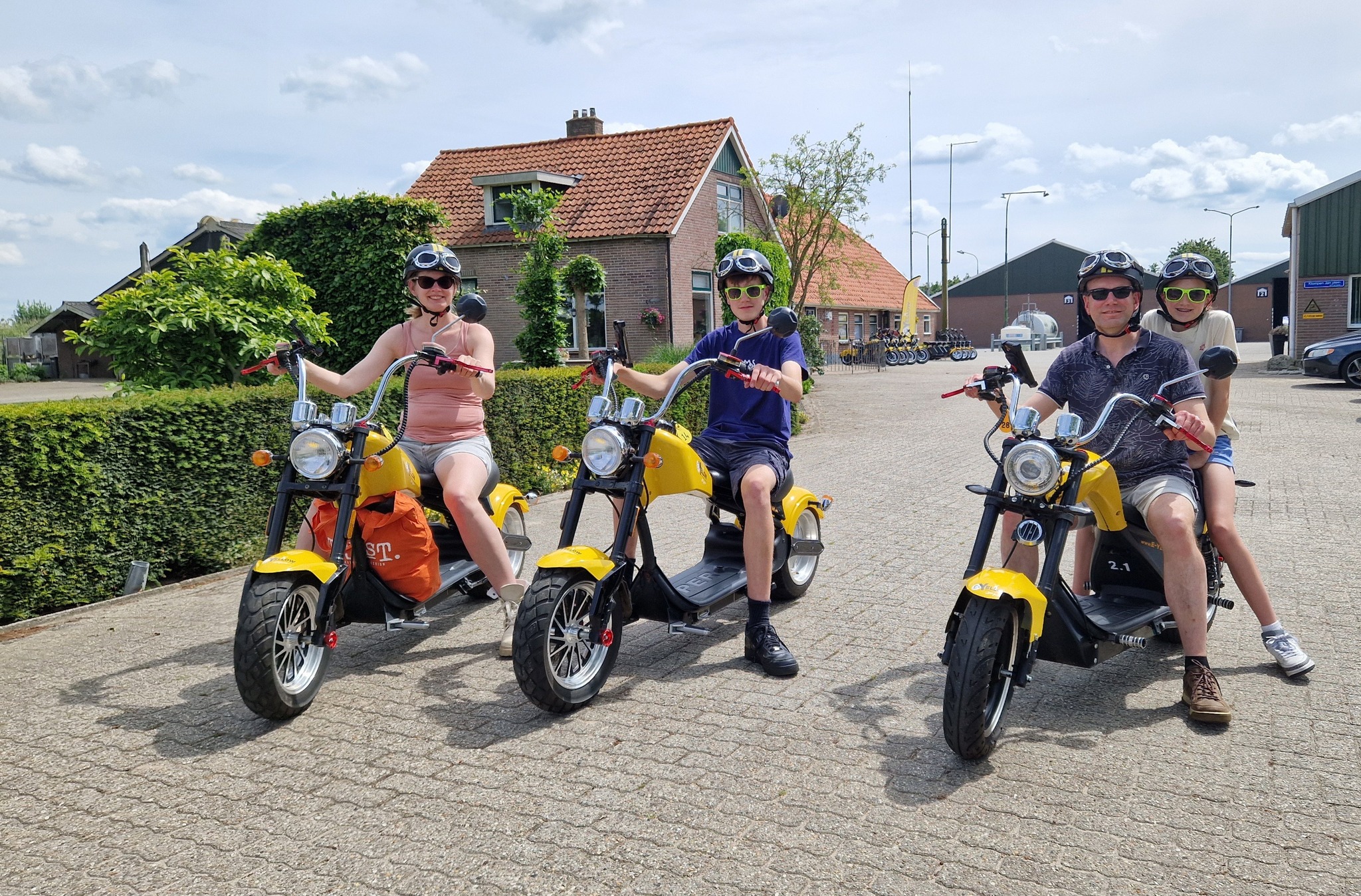E-Yellow E-chopper vehuur
