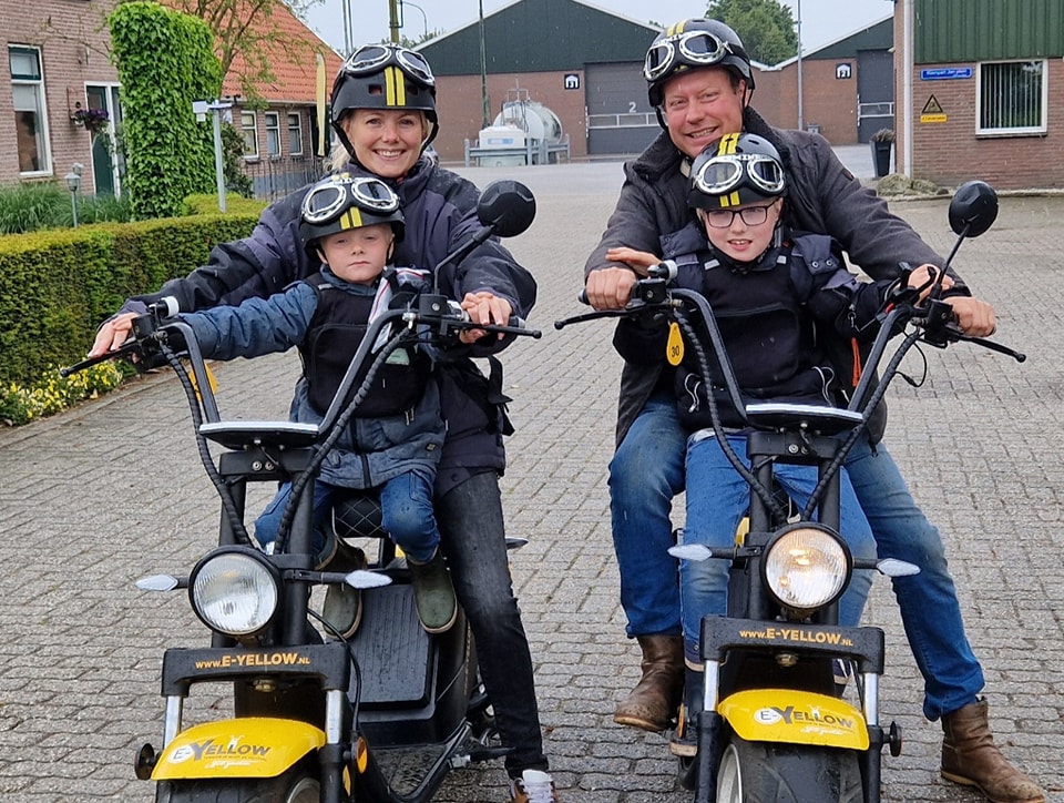 E-Yellow E-chopper vehuuur Ommen 